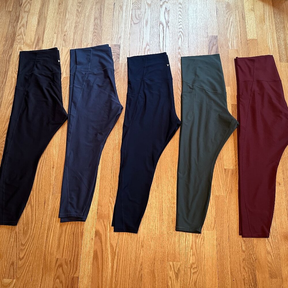 FIVE Maternity Full-Panel PowerSoft 7/8 Leggings- Old Navy